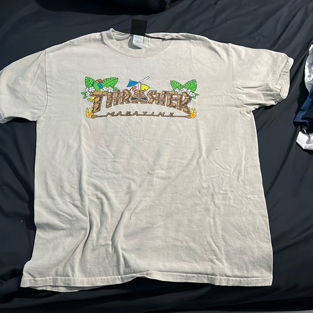 Thrasher summer vibe shirt.